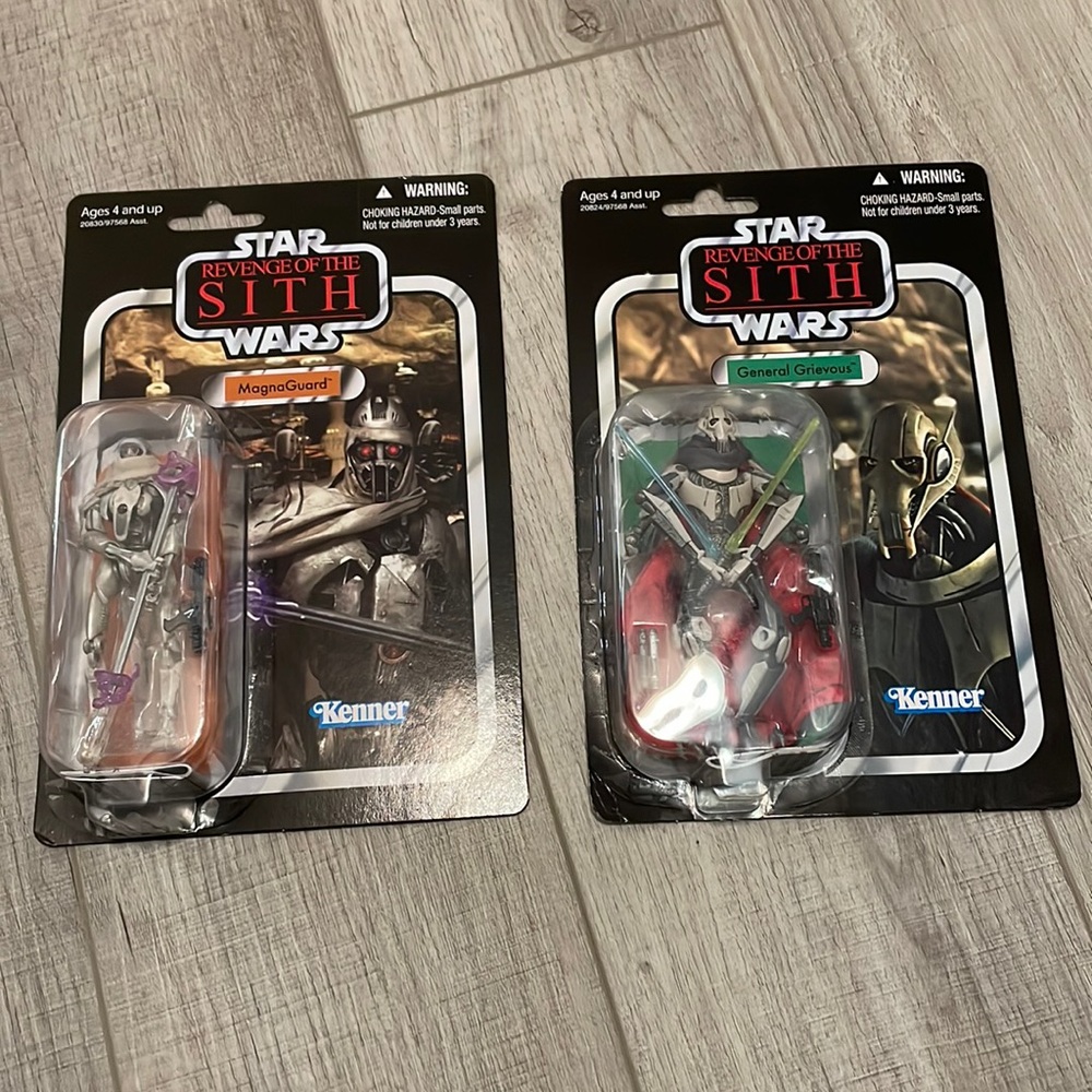 Star Wars The Vintage collection General Grievous and MagnaGaurd figures